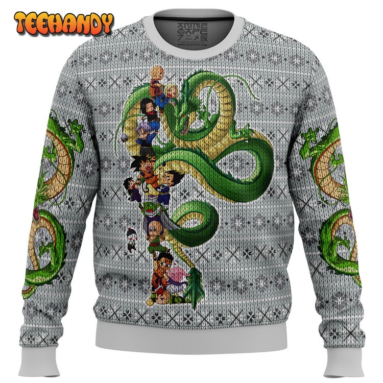 Dragonball Z Play with the Dragon Ugly Christmas Sweater