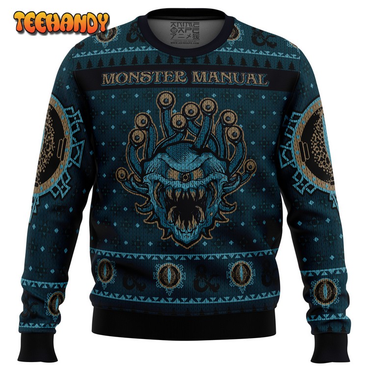 Dungeons & Dragons Monster Manual Ugly Christmas Sweater