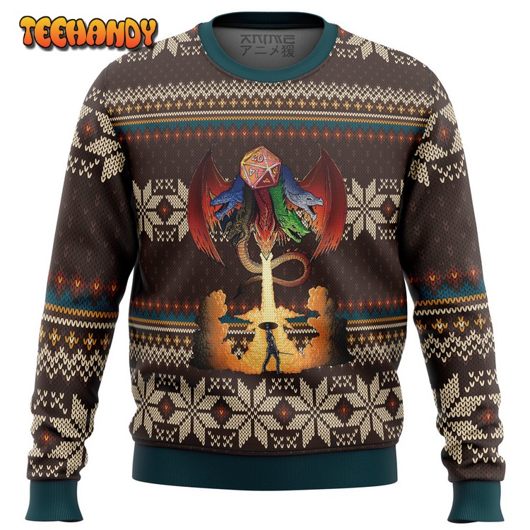 Dungeons & Dragons Ugly Christmas Sweater