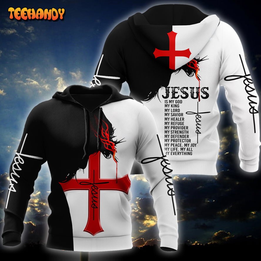 Easter Jesus 3D Printed HoodieZipper Hoodie