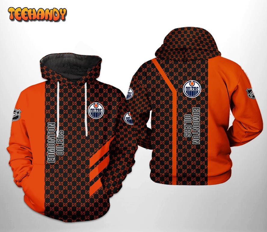 Edmonton Oilers NHL 3D Printed HoodieZipper Hoodie