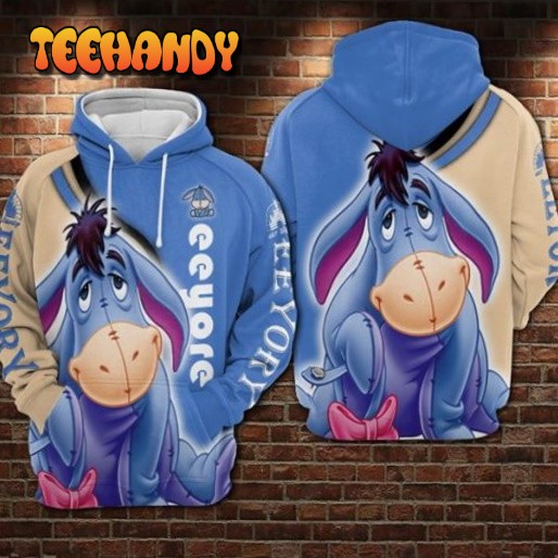 Eeyore Everyone 3D Printed HoodieZipper Hoodie