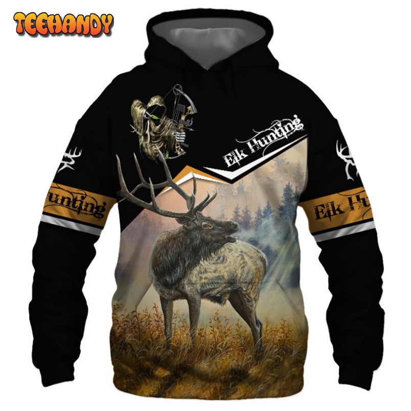 Elk Hunting 3D Printed HoodieZipper Hoodie