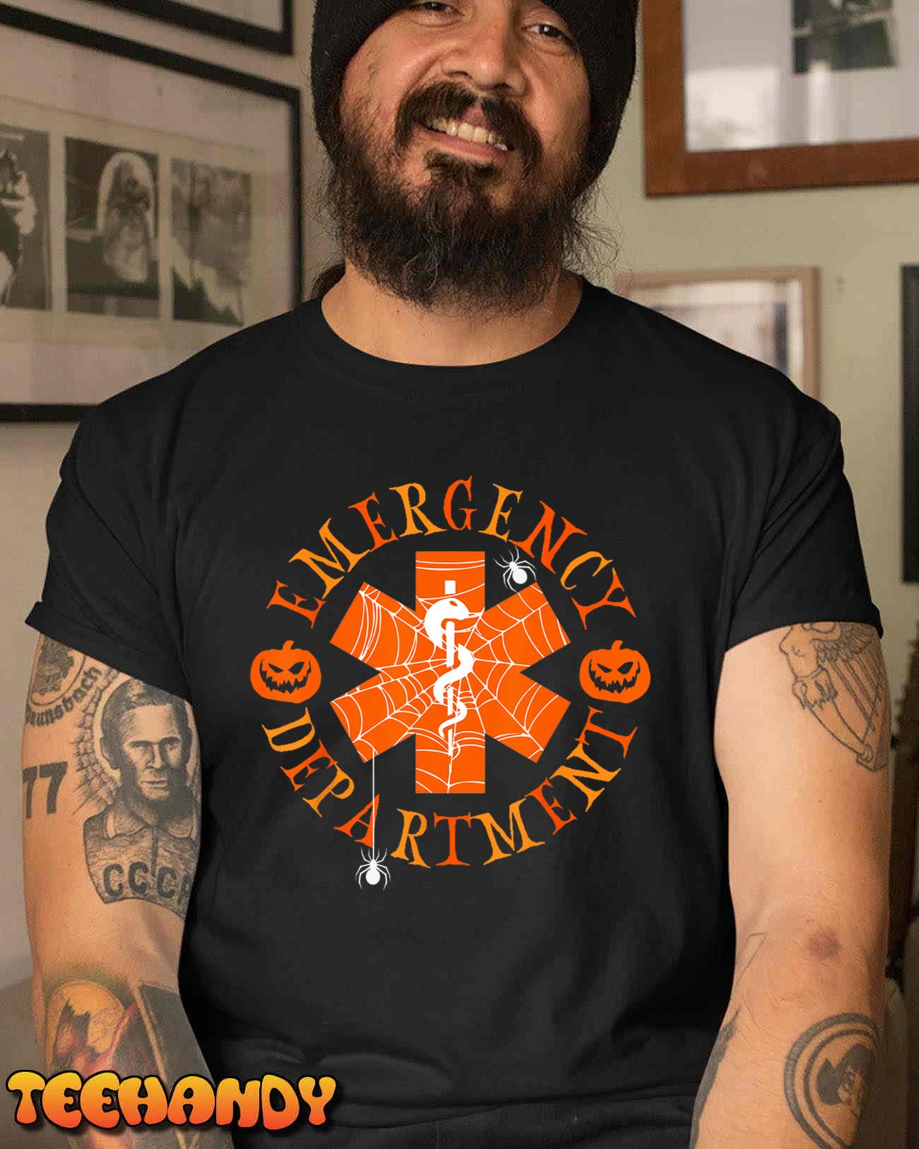 Emergency Department Halloween Emergency Room Nursing Nurse T-Shirt