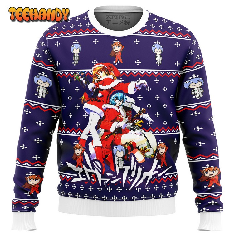 Evangelion Holiday Ugly Christmas Sweater