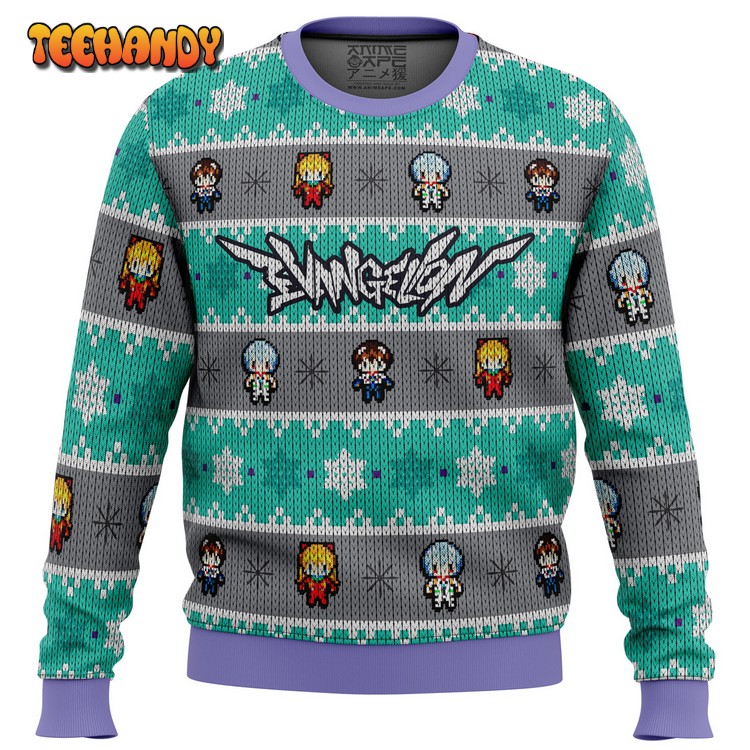 Evangelion Units Neon Genesis Evangelion Ugly Christmas Sweater