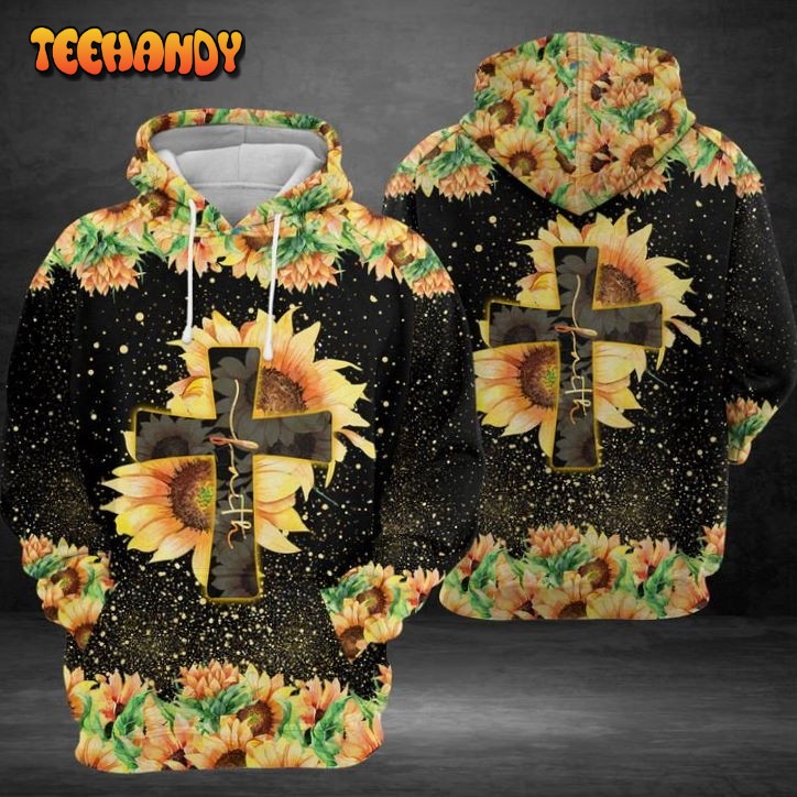 Faith Sunflower 3D Printed HoodieZipper Hoodie