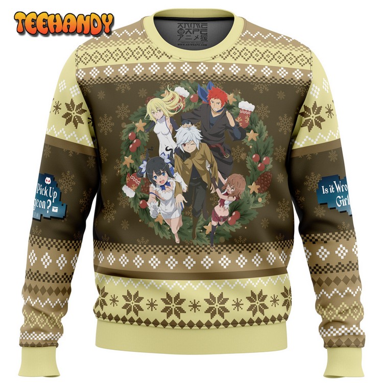 Familia Myth DanMachi Ugly Christmas Sweater