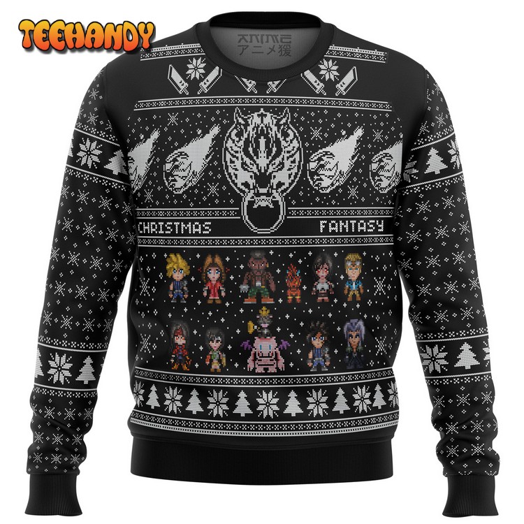 Final Fantasy 7 VII FF7 Ugly Christmas Sweater