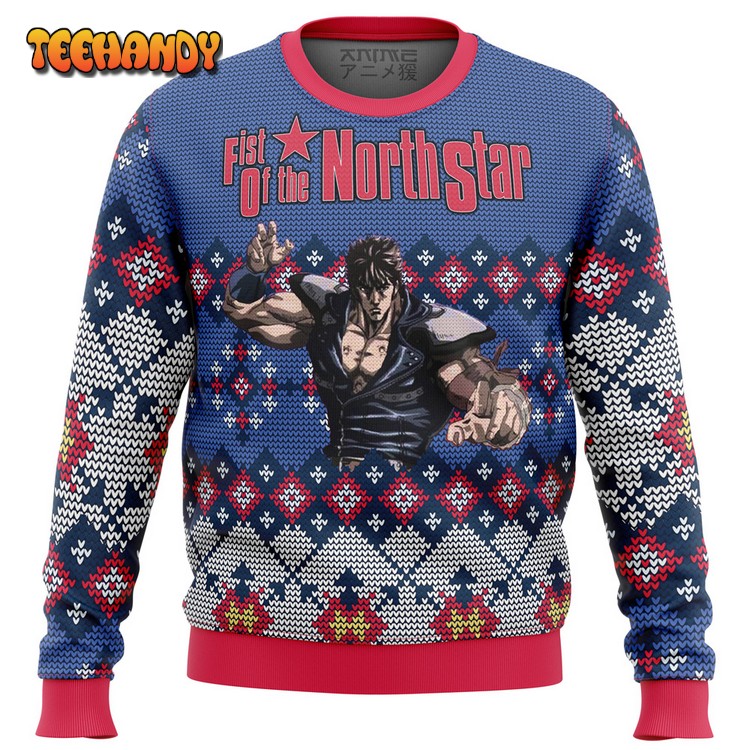 Fist of the North Star Alt Ugly Christmas Sweater