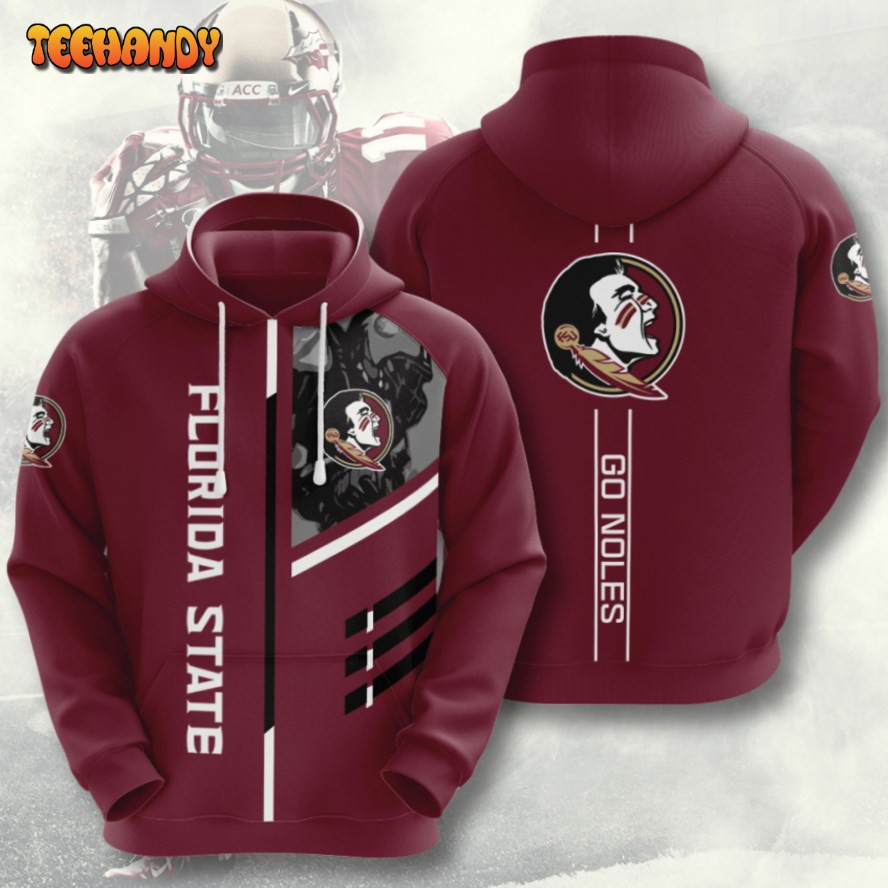 Florida State American Football 3D Printed HoodieZipper Hoodie