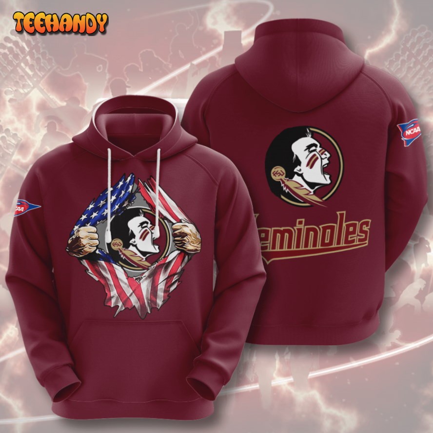 Florida State Seminoles Football 3D Printed HoodieZipper Hoodie