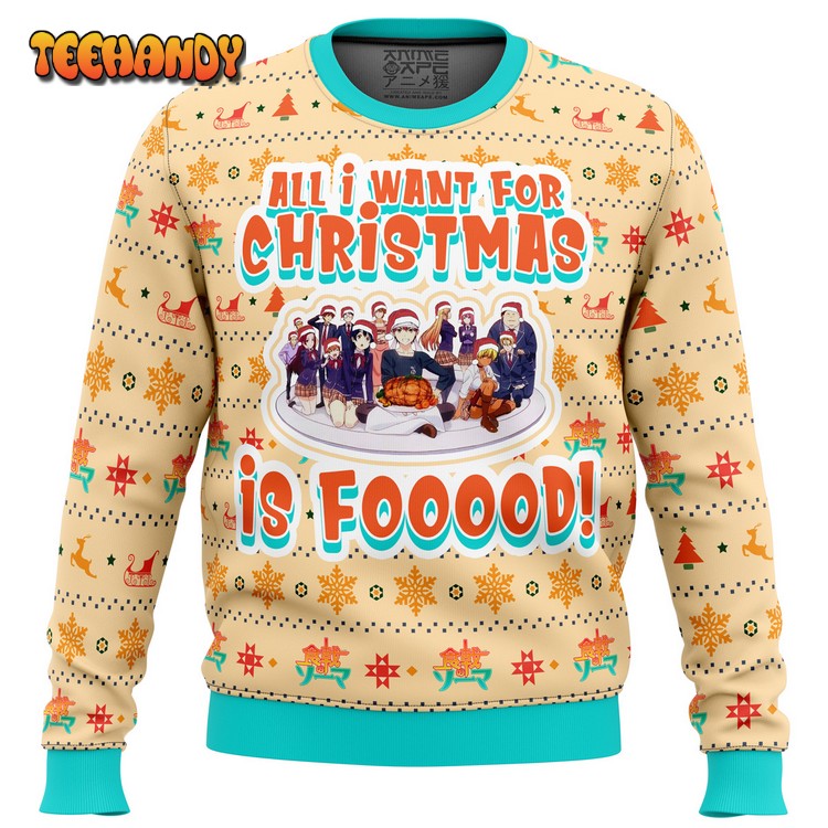 Food Wars Culinary Academy Ugly Christmas Sweater