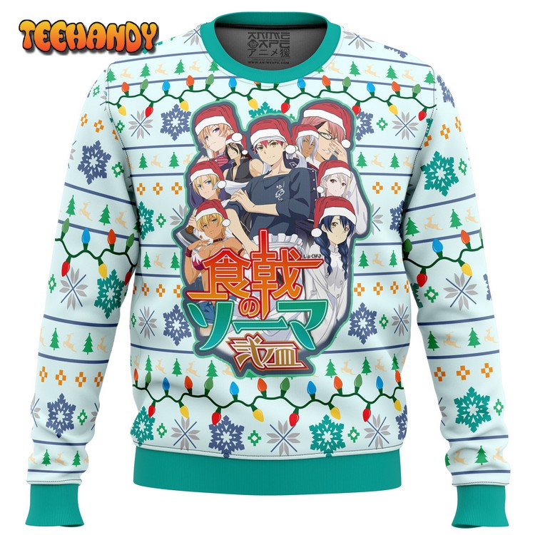 Food Wars Fight to Conquer Ugly Christmas Sweater