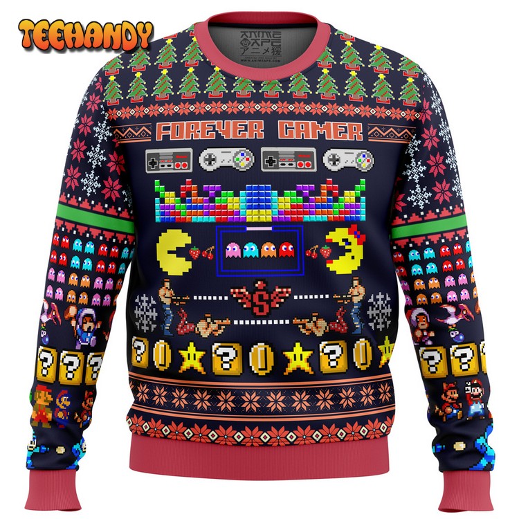 Forever Gamer Ugly Christmas Sweater