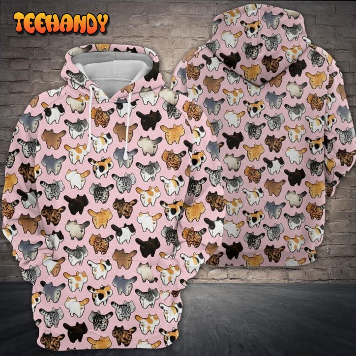 Freaking Love Cats 3D Printed HoodieZipper Hoodie