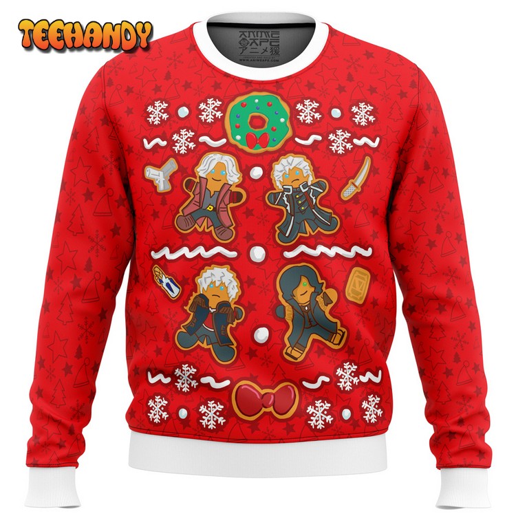 Fresh Baked Devil Hunters Devil May Cry Ugly Christmas Sweater