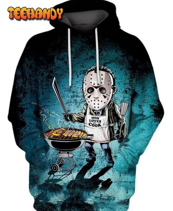 Friday The 13Th Jason Mom Loves The Cook 3D Printed HoodieZipper Hoodie