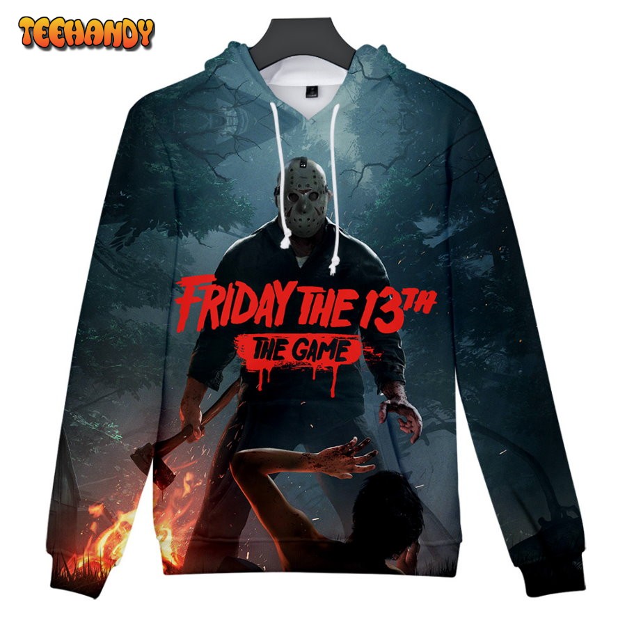 Friday The 13th The Game 3D Printed HoodieZipper Hoodie