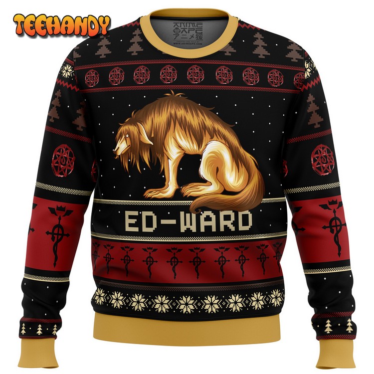 Fullmetal Alchemist Chimera Nina Tucker Ed-ward Ugly Sweater