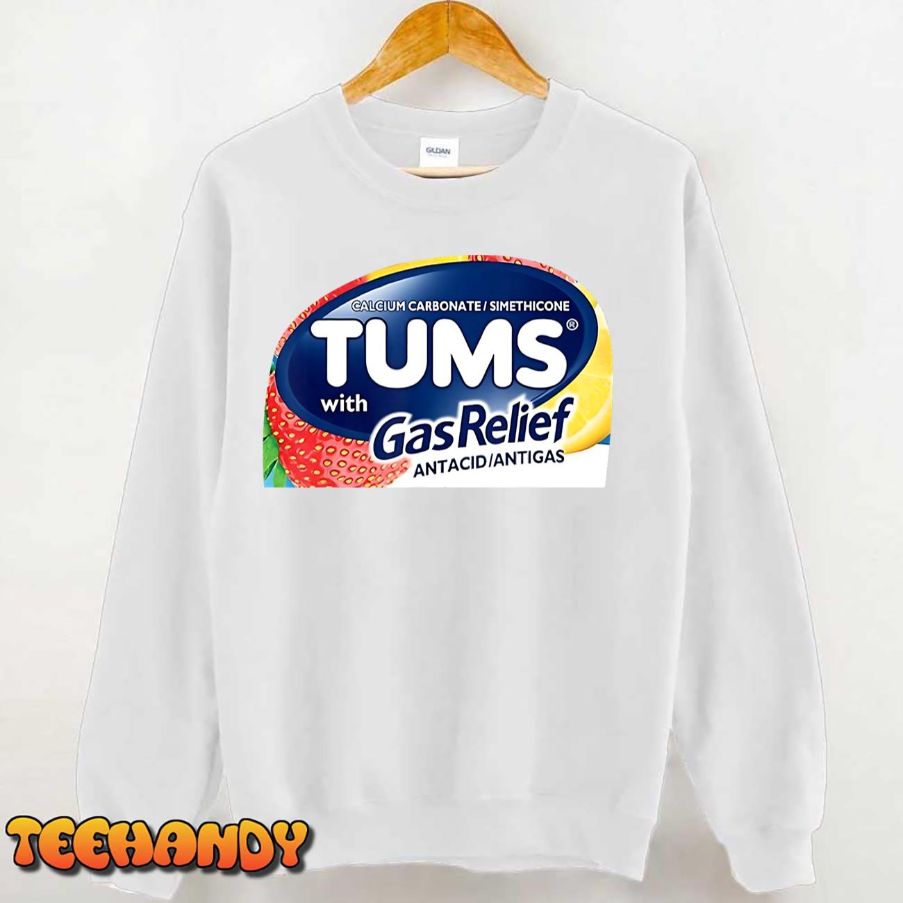 Funny Nurse Pharmacy Halloween Costume Tums With Gas Relief T-Shirt