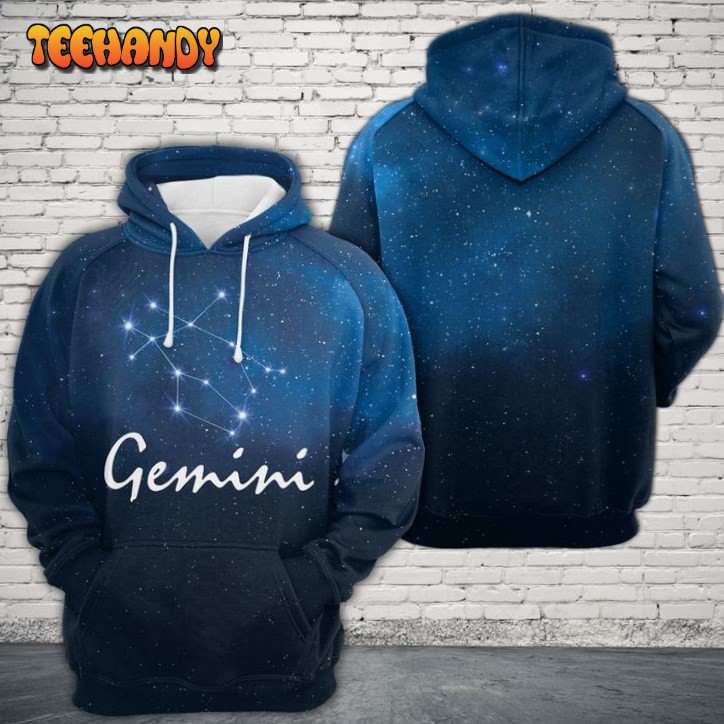 Gemini Horoscope 3D Printed HoodieZipper Hoodie