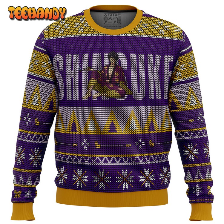 Gintama Smokin Shinsuke Ugly Christmas Sweater