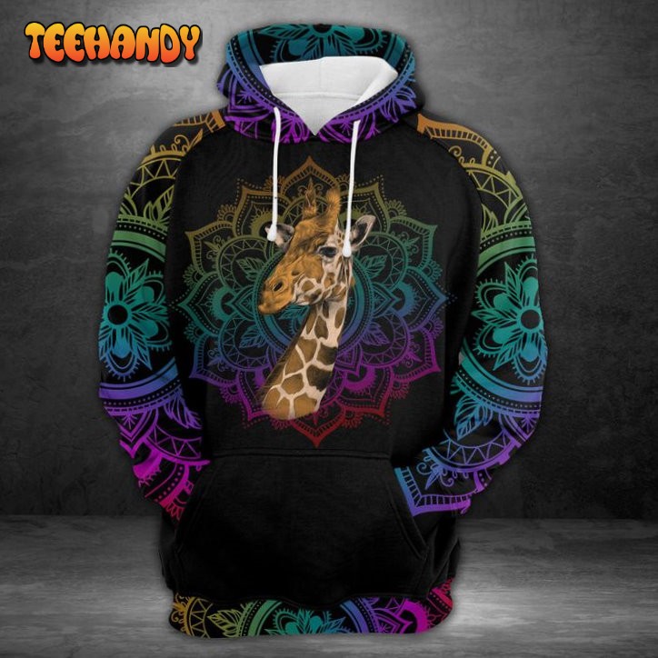 Giraffe 3D Printed HoodieZipper Hoodie