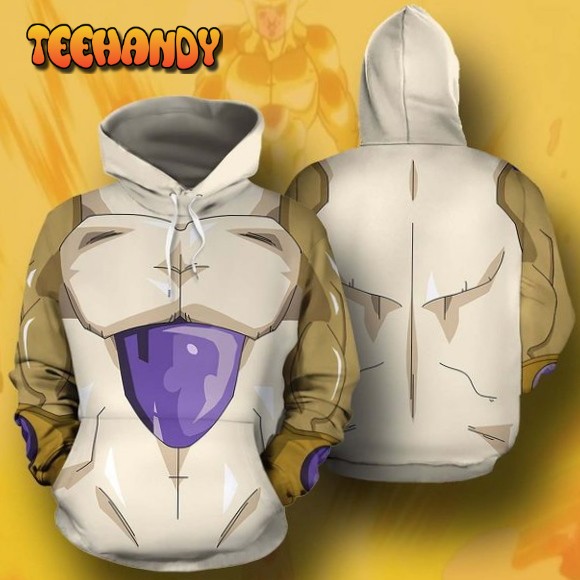 Golden Frieza 3D Printed HoodieZipper Hoodie