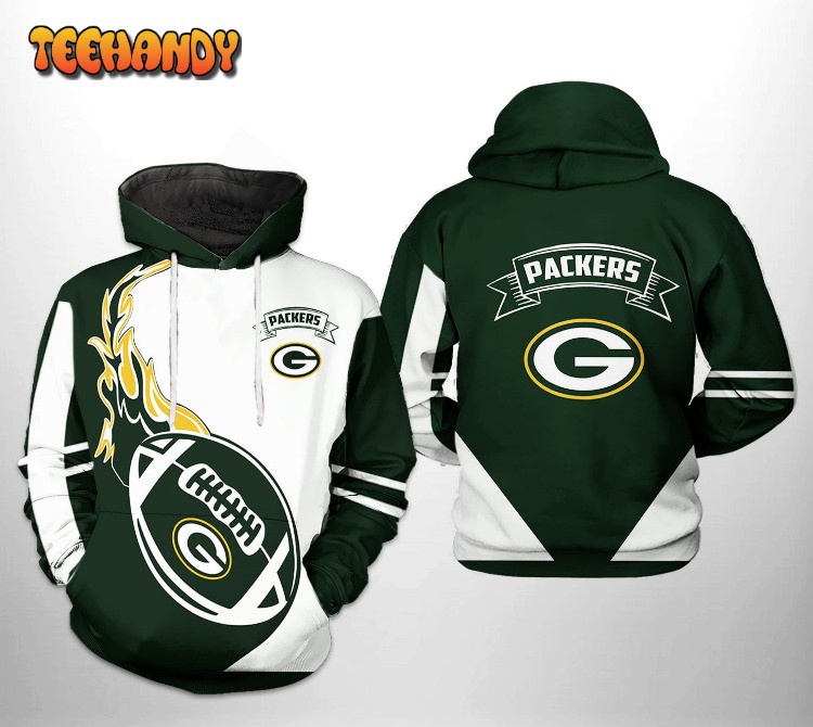 Green Bay Packers NFL Classic 3D Printed HoodieZipper Hoodie