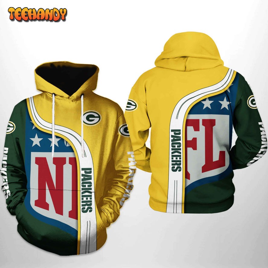 Green Bay Packers NFL Team 3D Printed HoodieZipper Hoodie