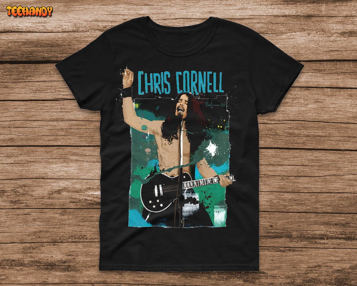 Guitar Man, Chris Cornell, Concert T-Shirt