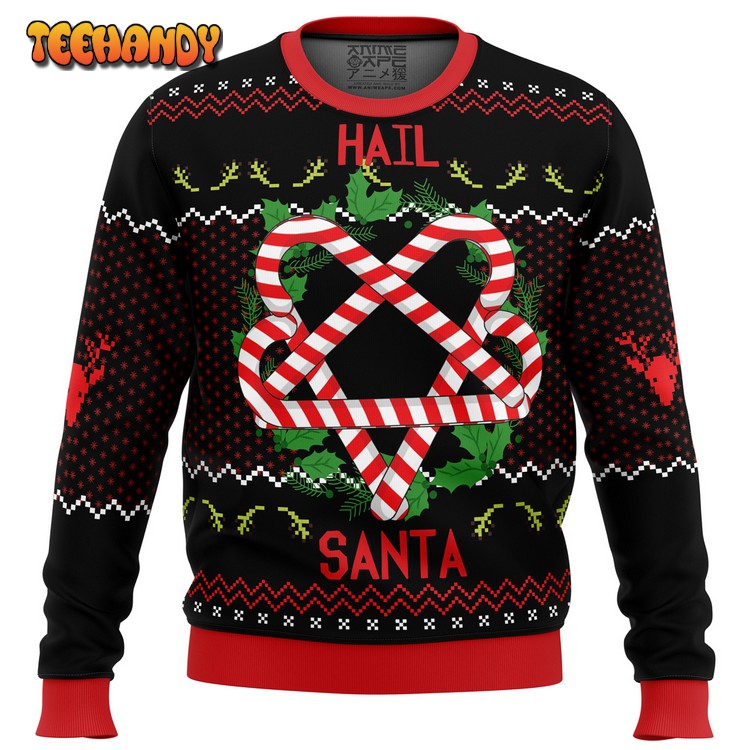 Hail Santa Ugly Christmas Sweater