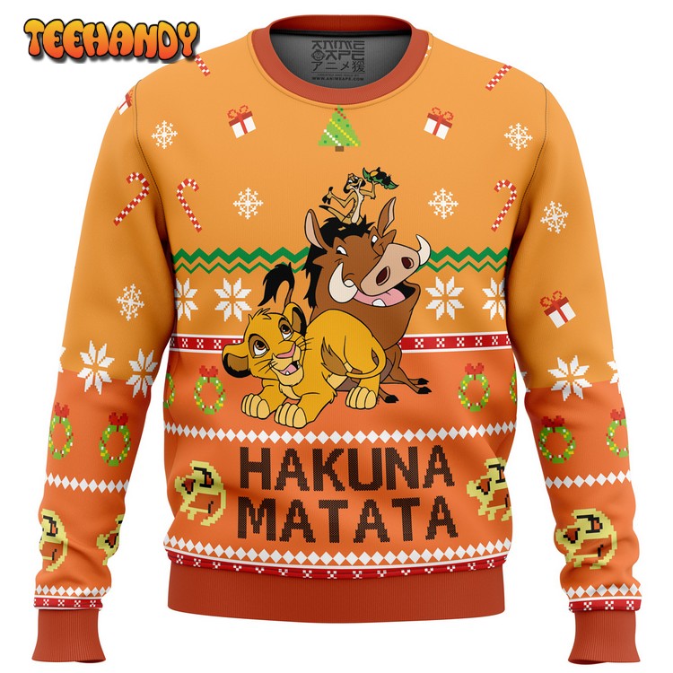 Hakuna Matata Ugly Christmas Sweater