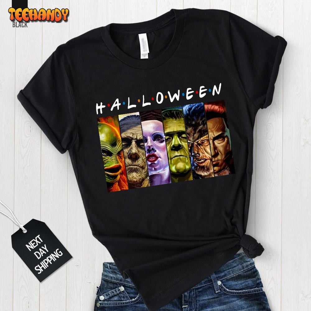 Halloween Friends Shirt Horror Movie Characters Shirt