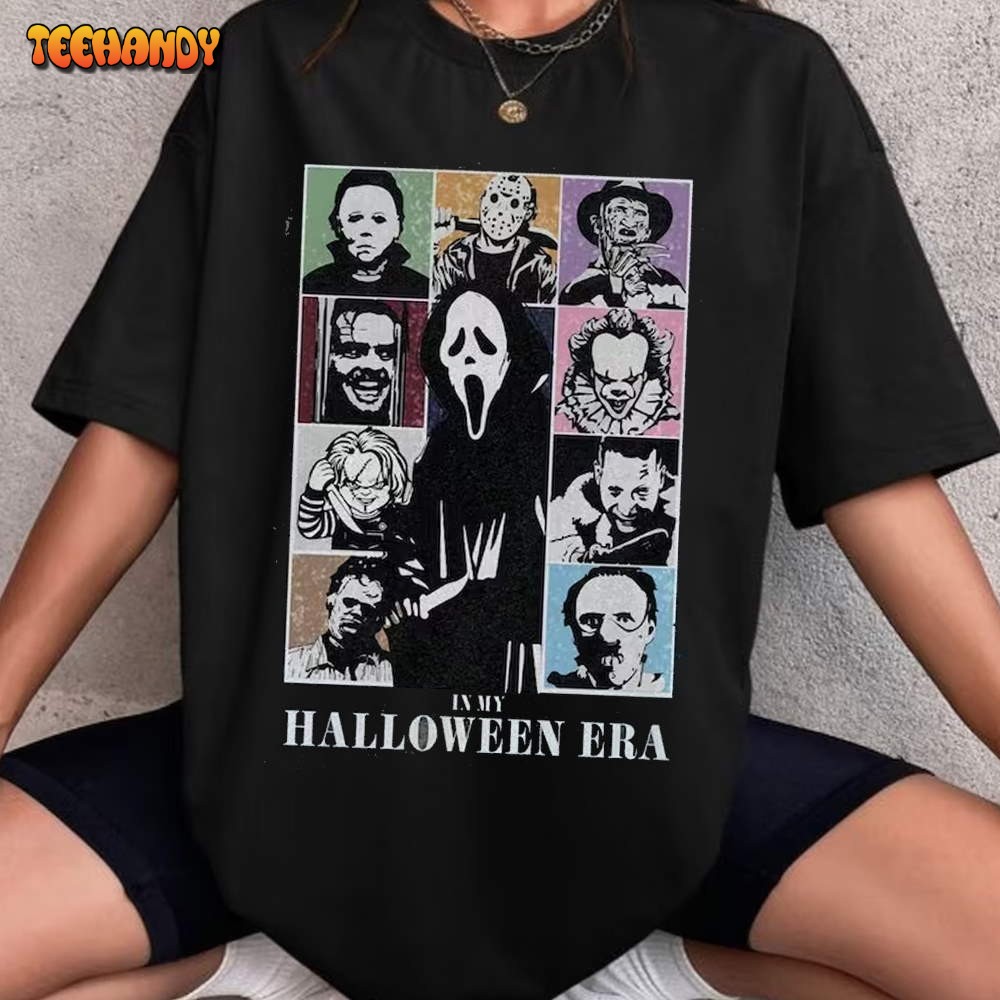 Halloween Horro Era T-Shirt, Horror Movie Character Shirt