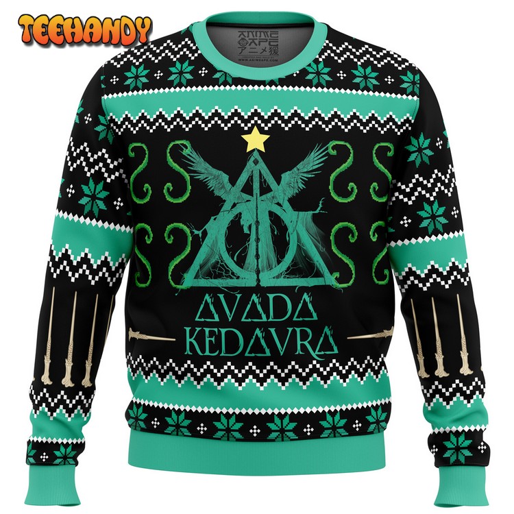 Harry Potter Avada Kedavra Ugly Christmas Sweater