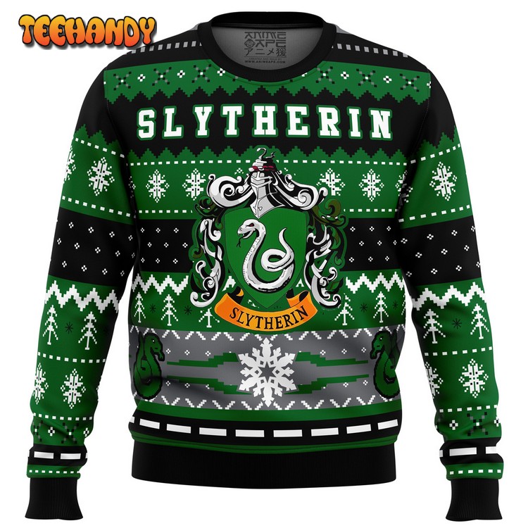 Harry Potter Slytherin House Ugly Christmas Sweater