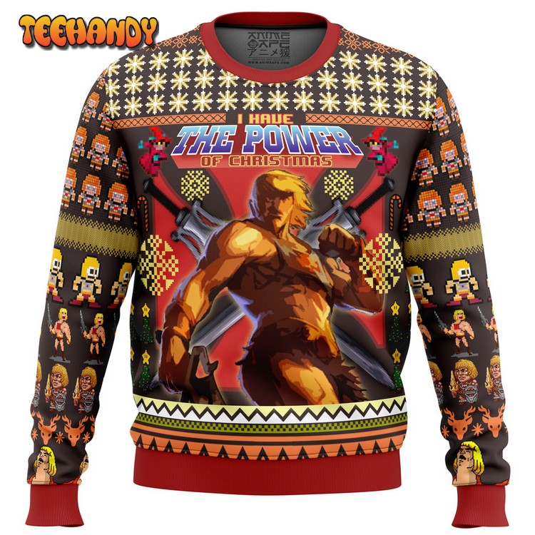 He-Man Masters of the Universe Ugly Christmas Sweater