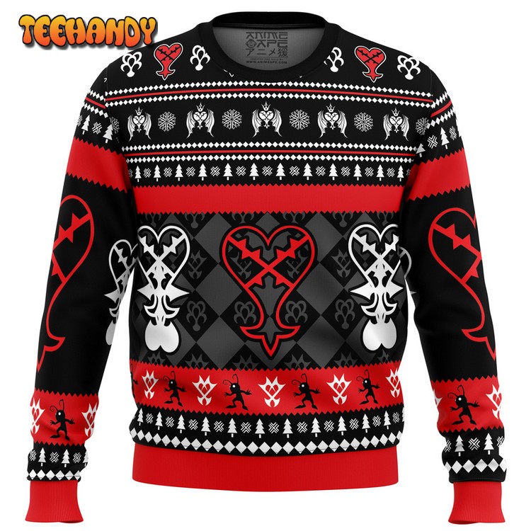 Heartless Christmas Kingdom Hearts Ugly Christmas Sweater