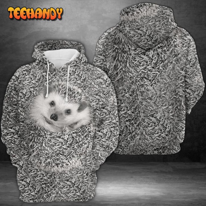 Hedgehog 3D Printed HoodieZipper Hoodie