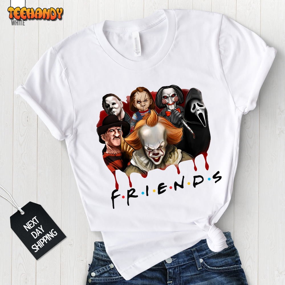 Horror Characters Friends Shirt Halloween Horror Characters Shirt