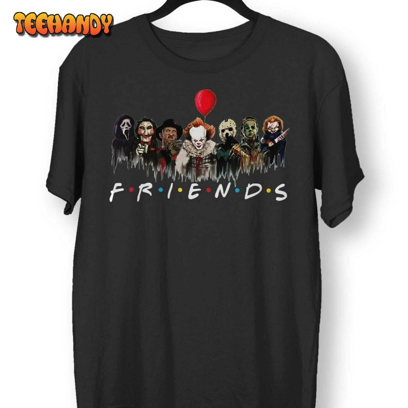 Horror Movie Killers Scary Friends Halloween Shirt, Friends Halloween Shirt