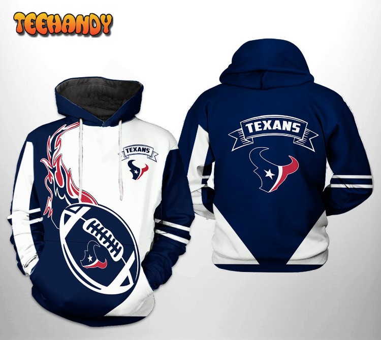 Houston Texans NFL Classic 3D Printed HoodieZipper Hoodie