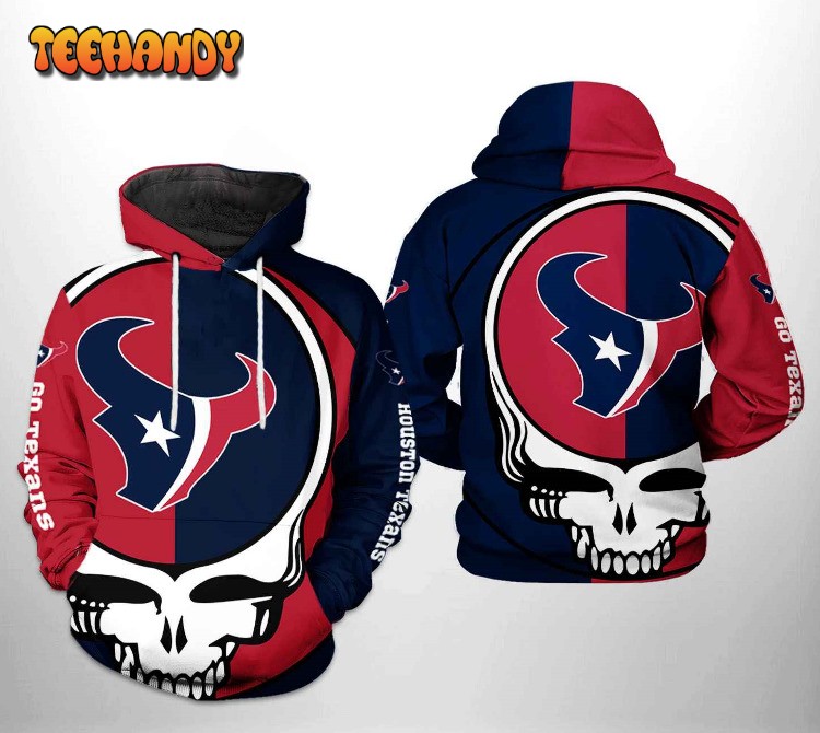 Houston Texans NFL Grateful Dead 3D Printed HoodieZipper Hoodie