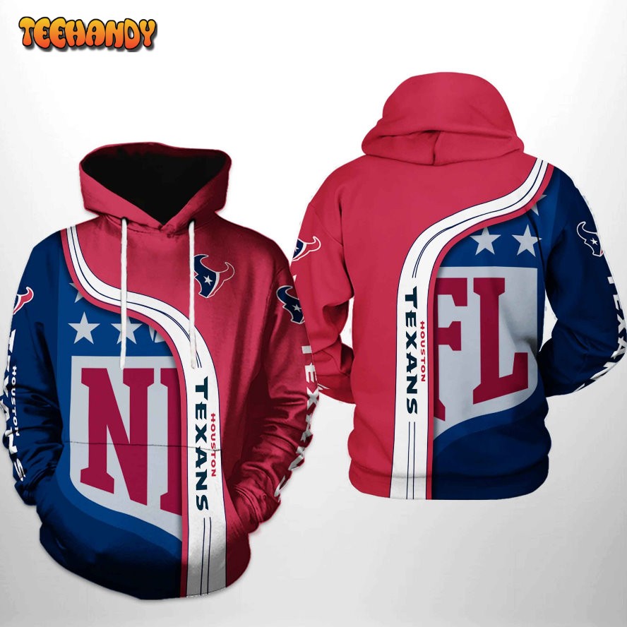 Houston Texans NFL Team 3D Printed HoodieZipper Hoodie