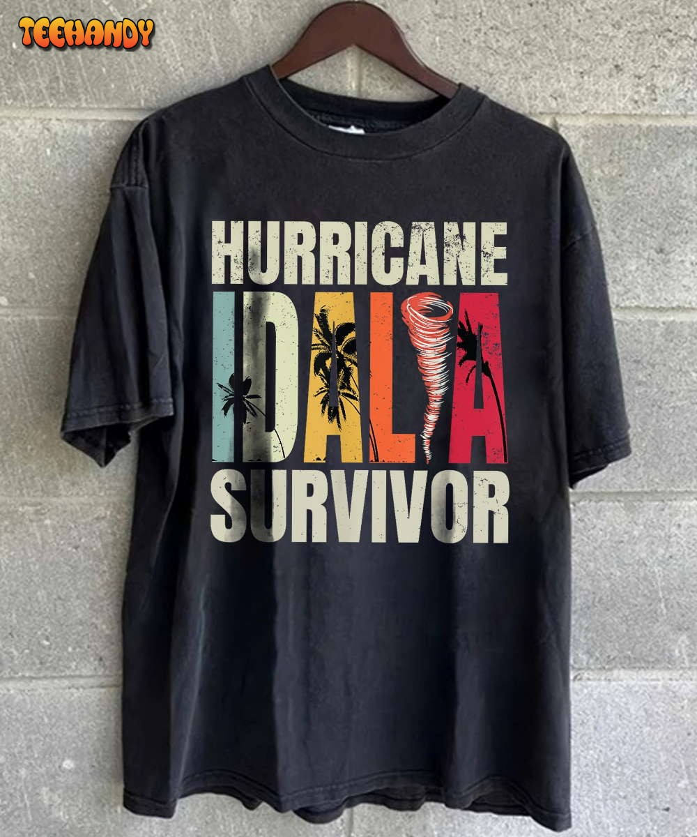 Hurricane Idalia Survivor T-Shirt, Storm 2023 Hurricane Idalia Shirt