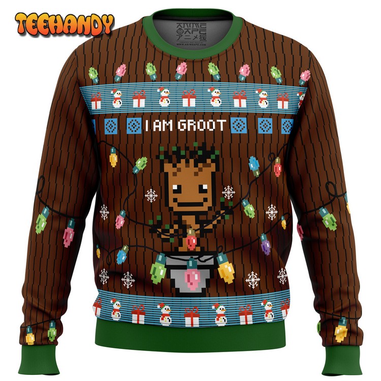 I am Groot Ugly Christmas Sweater