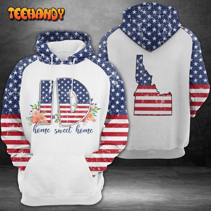 Idaho Home Sweet Home 3D Printed HoodieZipper Hoodie