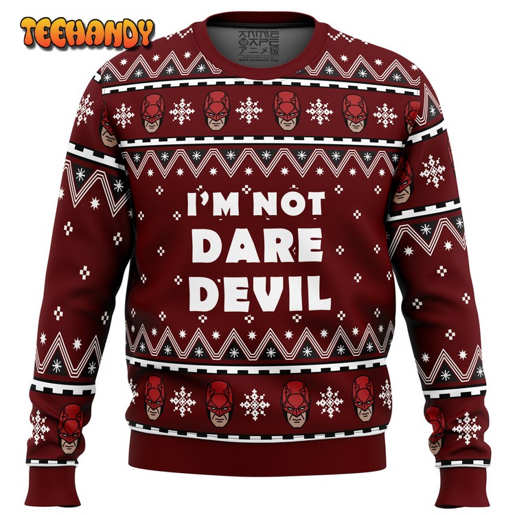 I’m not Daredevil Marvel Ugly Christmas Sweater